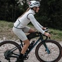 Capacete Abus Taipan LED Branco Preto