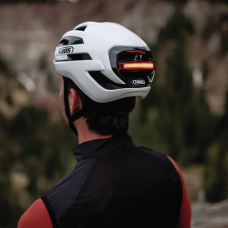 Casco Abus Taipan LED Bianco Nero