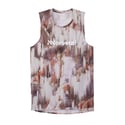 Ärmelloses NNormal Race 02 T-Shirt Braun Weiß