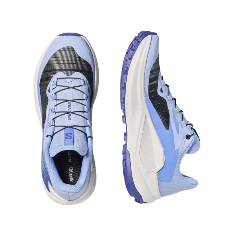 Zapatillas Salomon Genesis Azul Morado SS26 Mujer