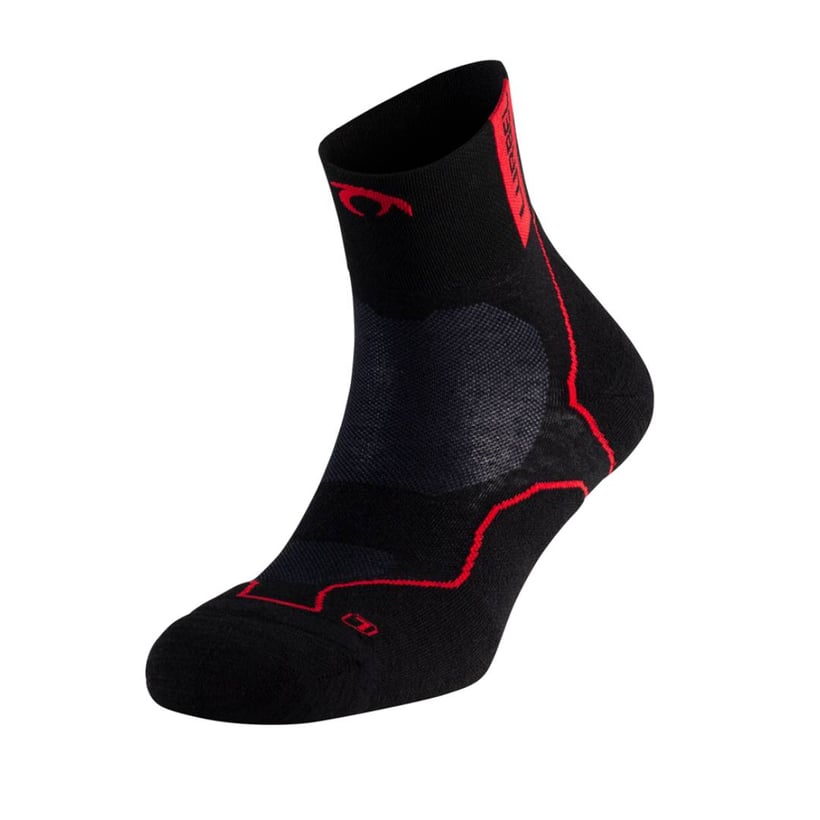 Calzini Lurbel Desafío Three Nero Rosso
