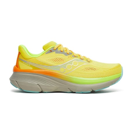 Saucony Guide 19 Shoes Yellow Gray SS26