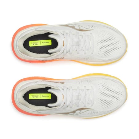 Chaussures Saucony Guide 19 Blanc Orange SS26
