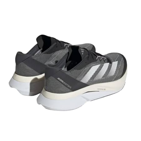 Adidas Adizero Boston 12 Shoes Grey White SS26
