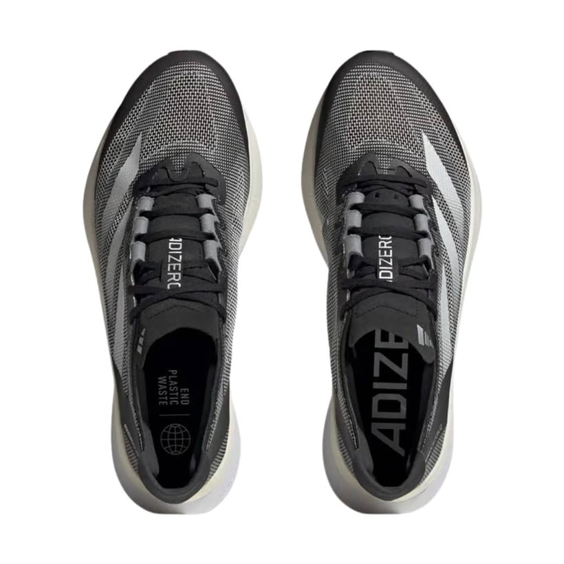 Adidas Adizero Boston 12 Shoes Grey White SS26