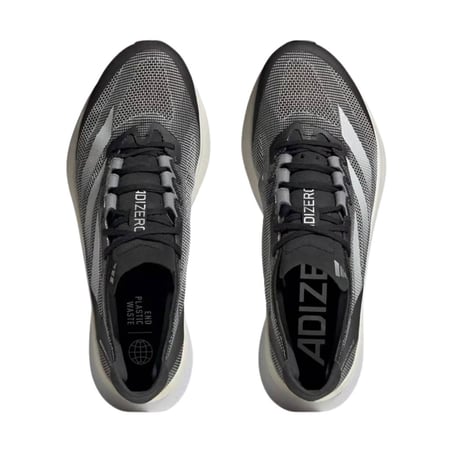 Adidas Adizero Boston 12 Shoes Grey White SS26