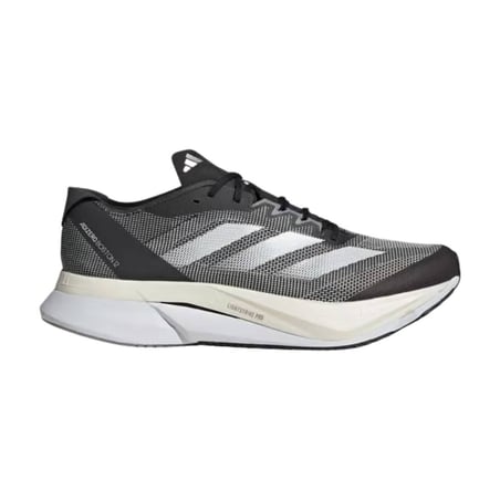 Adidas Adizero Boston 12 Shoes Grey White SS26