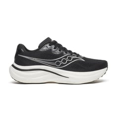 Zapatillas Saucony Ride 19 Negro Blanco SS26 Mujer