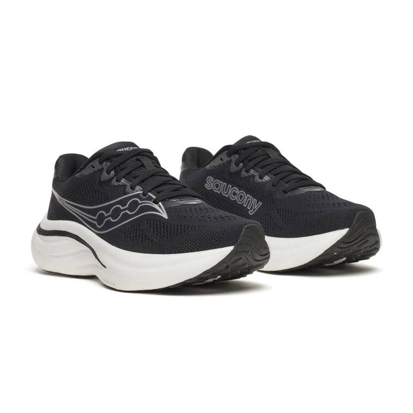 Saucony Ride 19 Black White SS26 Women’s Shoes