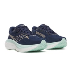 Zapatillas Saucony Ride 19 Azul Blanco SS26 Mujer 2