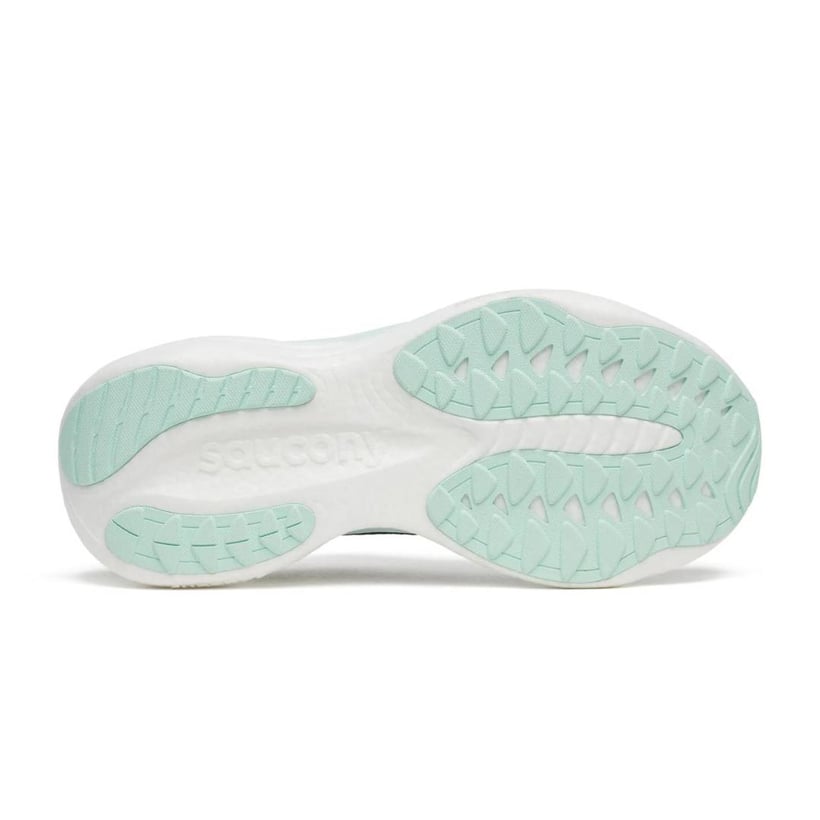Zapatillas Saucony Ride 19 Azul Blanco SS26 Mujer