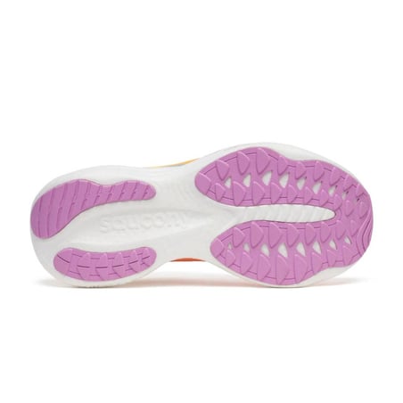 Saucony Ride 19 Dames hardloopschoenen Oranje Paars SS26