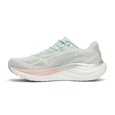 Saucony Ride 19 Grey White SS26 Women