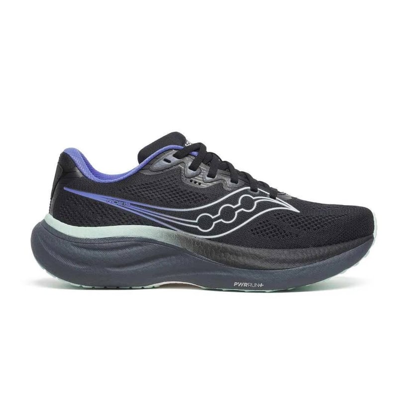 Saucony Ride 19 Dames hardloopschoenen Zwart...