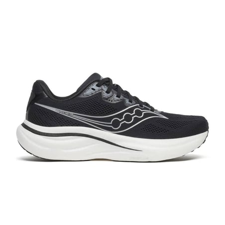 Saucony Ride 19 hardloopschoenen Zwart Wit SS26