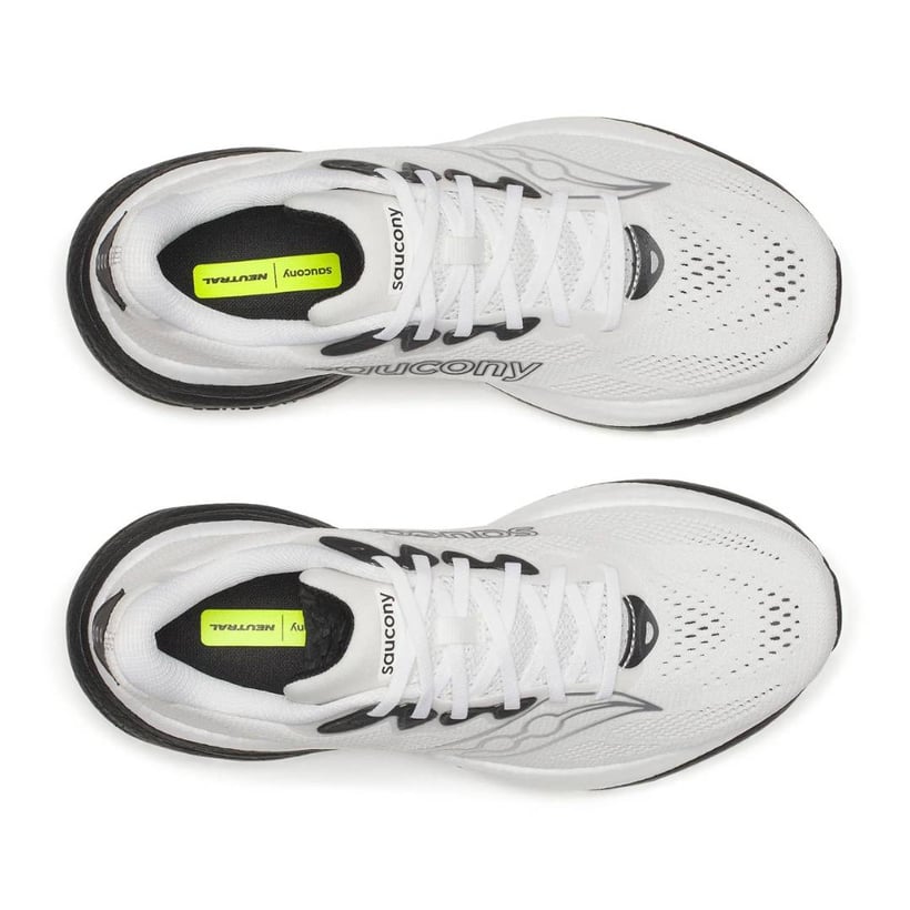 Scarpe da running Saucony Ride 19 Bianco Nero SS26
