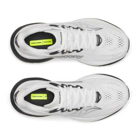 Ténis Saucony Ride 19 Branco Preto SS26