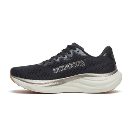 Zapatillas Saucony Ride 19 Negro Blanco SS26