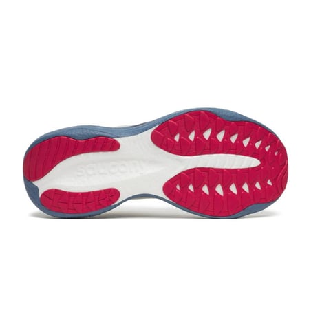 Ténis Saucony Ride 19 Branco Azul SS26