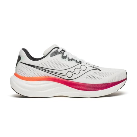 Saucony Ride 19 Laufschuhe Weiß Rot SS26