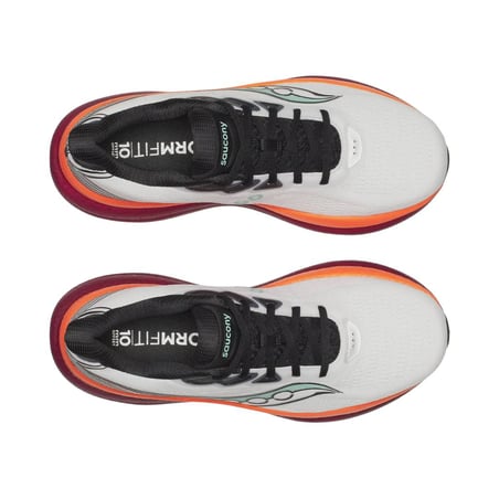 Saucony Triumph 23 Laufschuhe Weiß Orange SS26