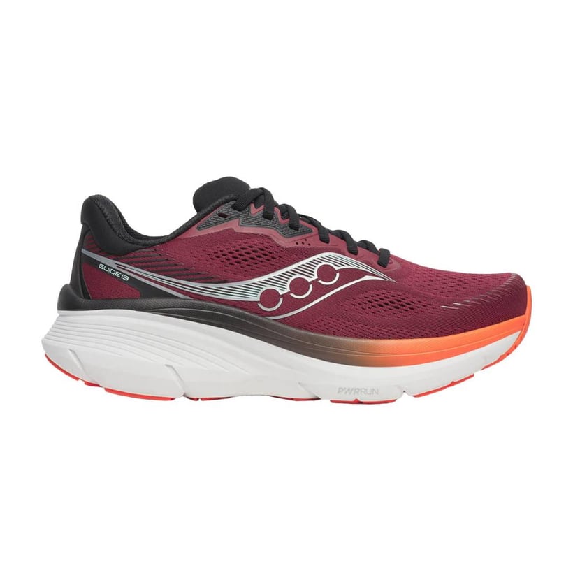 Saucony Guide 19 Shoes Red Orange SS26