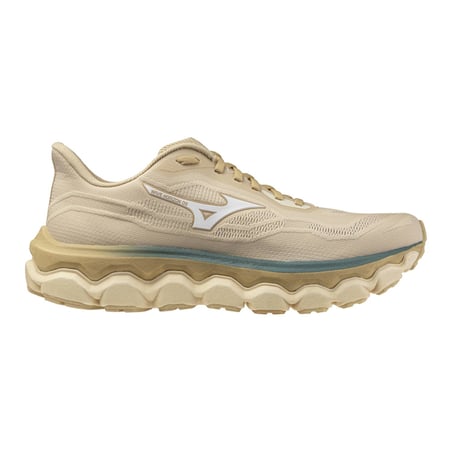 Mizuno Wave Horizon 9 Laufschuhe Beige Weiß SS26