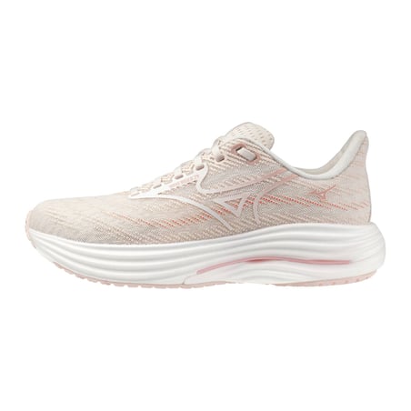 Mizuno Wave Rider 29 Laufschuhe Rosa Weiß SS26 Damen