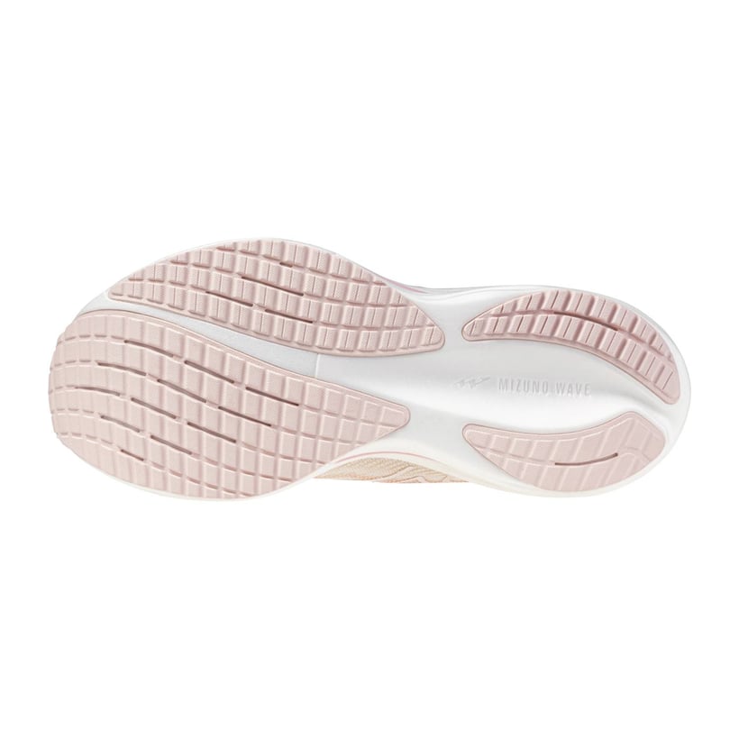 Chaussures Mizuno Wave Rider 29 Rose Blanc SS26...