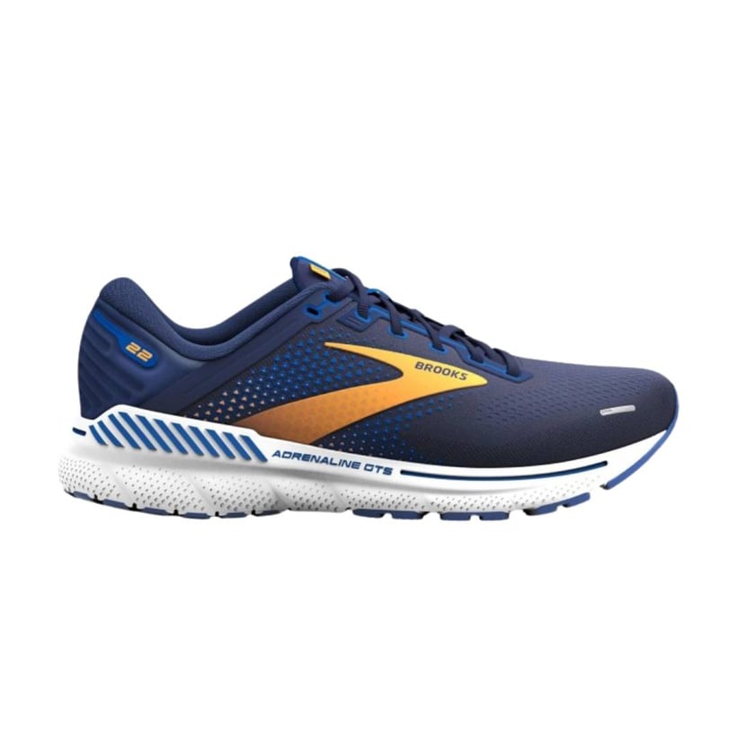 Ténis Brooks Adrenaline GTS 22 Azul Branco