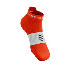 Compressport Pro Racing v4.0 Run Low sokken Rood Wit 2