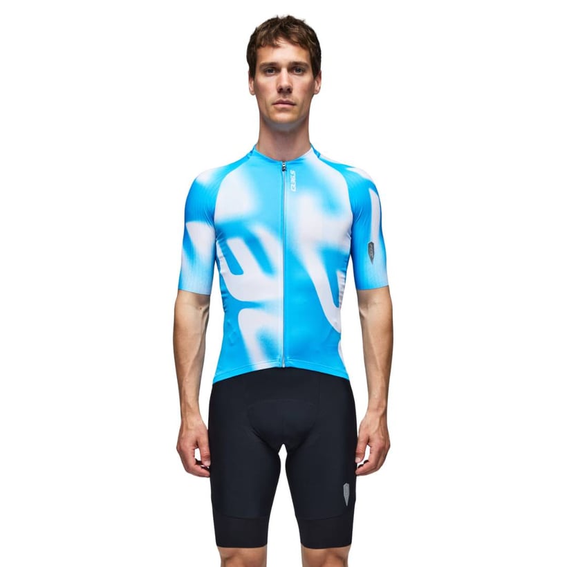 Maillot Q36.5 Gregarius Pro Big Logo Bleu