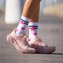 Sporcks Run Star Sokken Wit Roze