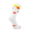 Sporcks Run Star Socken Weiß Orange