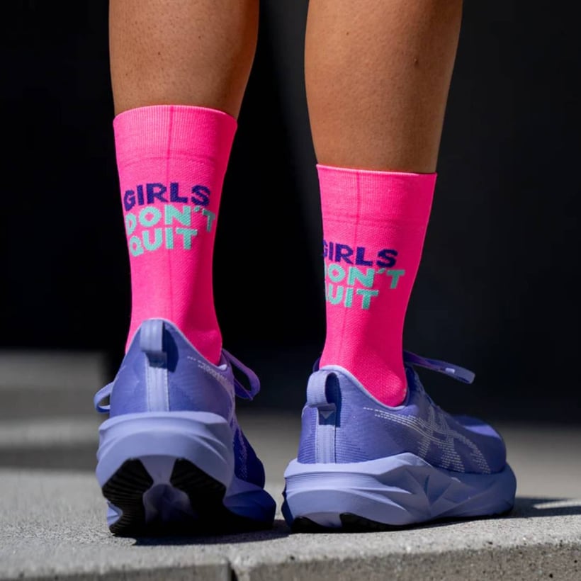 Calcetines Sporcks Girls Don't Quit Rosa