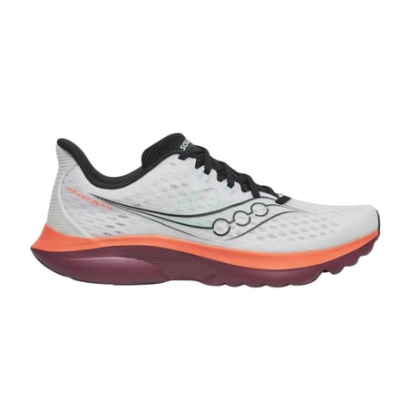 Saucony Kinvara 16 Hardloopschoenen Wit Oranje SS26