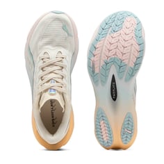 Chaussures Puma Deviate NITRO 4 RC Blanc Orange Femme 2