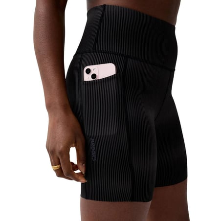 Korte Brooks Chaser 7" Dameslegging Zwart