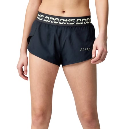 Short noir femme Brooks PR Elite Split