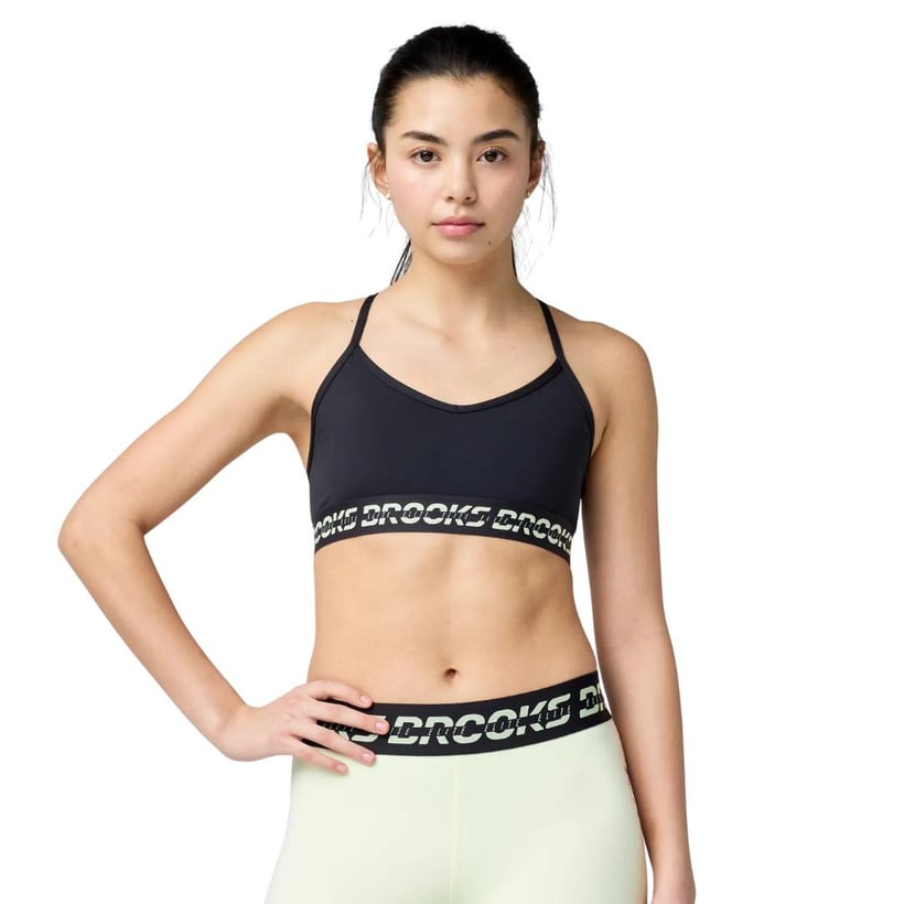 Brooks PR Elite Damen-Sport-BH Schwarz
