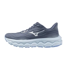 Chaussures Mizuno Wave Horizon 9 Bleu Gris SS26 Femme