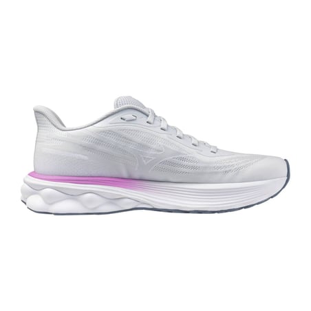 Zapatillas Mizuno Wave Skyrise 7 Blanco Rosa SS26 Mujer
