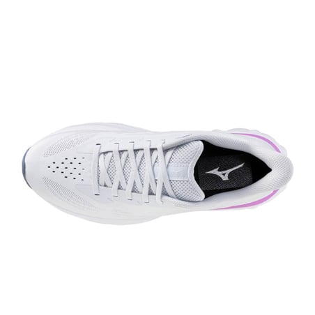 Chaussures Mizuno Wave Skyrise 7 Blanc Rose SS26 Femme