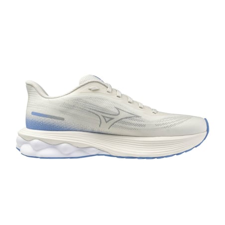 Mizuno Wave Skyrise 7 hardloopschoenen Wit Blauw SS26 Dames