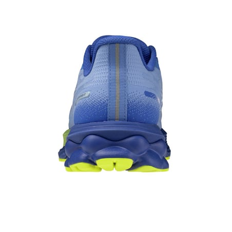 Tênis Mizuno Wave Skyrise 7 Azul Verde SS26 Mulher