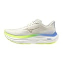 Ténis Mizuno Wave Sky 9 Branco Amarelo SS26 Mulher