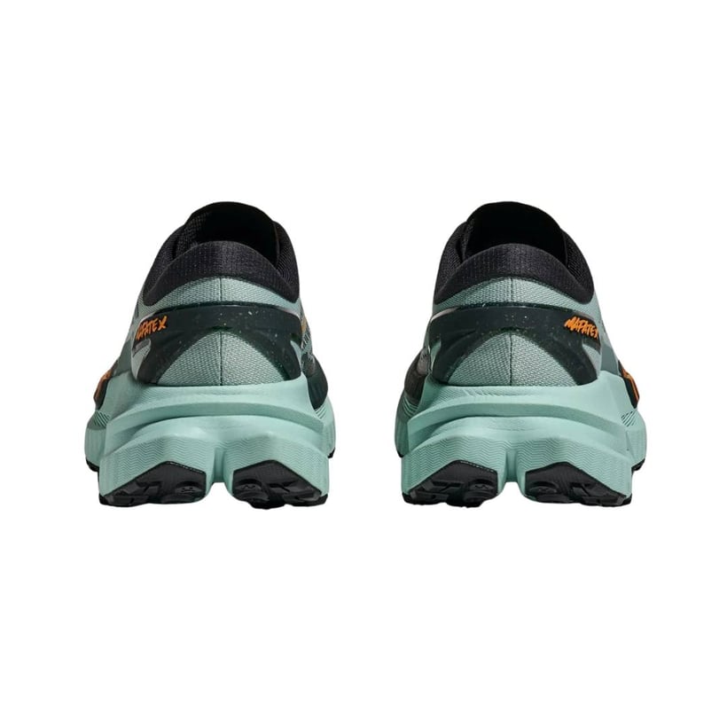Hoka Mafate X Shoes Green Orange