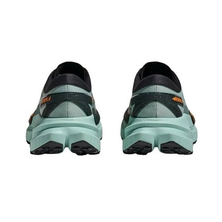 Hoka Mafate X Shoes Green Orange