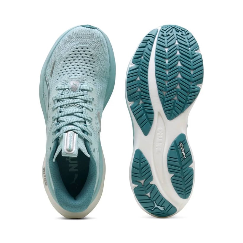 Ténis Puma Magnify NITRO 3 Azul Branco SS26 Mulher