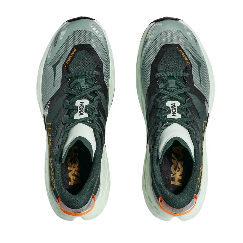 Zapatillas Hoka Speedgoat 7 Verde Naranja SS26
